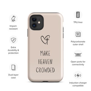 Make Heaven Crowded クリスチャン iPhone® 用タフケース