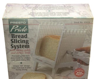 Presto Bread Slicing System Slicing Guide w/ Electric Knife #03826 New, Open Box
