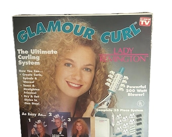 NEW Remington Glamour Curl Air Wand Ultimate Curling System Blower 1993