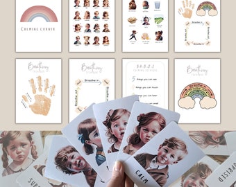 Paquete Rincón de la Calma: Tarjetas didácticas sobre sentimientos, Pósteres sobre sentimientos, Técnicas de calma, Técnicas de respiración, Gestión del aula