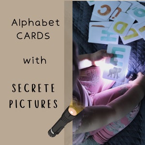 Magic Alphabet Flash Cards, Toddlers Preschool, Early Learning Resource, Watercolor illustrations, Fun learning, DIGITAL DOWNLOAD