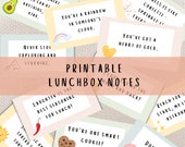 24 Fun & Loving Printable Lunchbox Notes for Kids -Positive Affirmations, Back to School, Love Notes from Mom