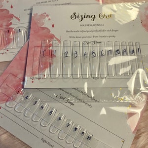 Nail sizing kit (read description)