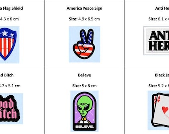 Iron On Embroidered Patch – Ready Made Heat Transfer Patch for Clothing and Accessories