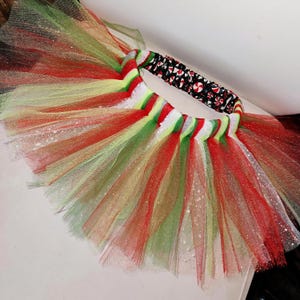 Christmas Tutu (Red-Green-White) / Pets, Cats, Dogs Apparel
