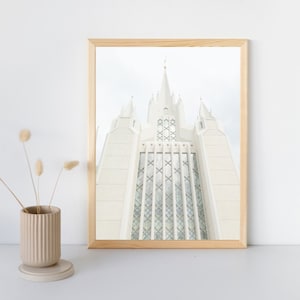 San Diego Temple Print | LDS Temple | Digital Print 3