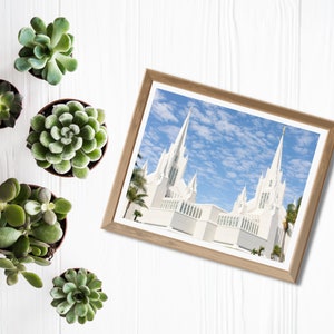 San Diego Temple Print | LDS Temple | Digital Print 8