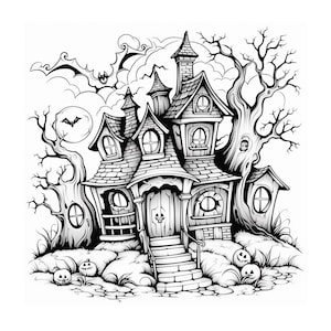25 Halloween colouring pages for age 7+