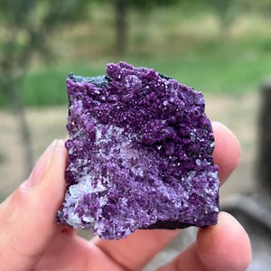 Double Colours Rare Kammererite Crystal Natural Purple Mineral Specimen from Turkey  Collector Stone