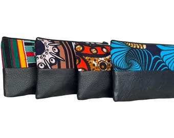 Geldbörse mit afrikanischem Aufdruck: Mutuba Fabric Wallet, Kitenge Portemonnaie