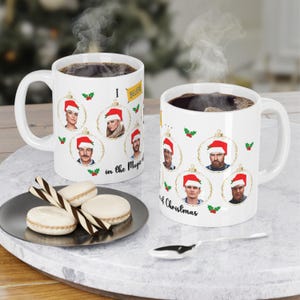 Ted Believe Christmas Mug, Xmas Gift for Dad Son Husband, Secret Santa Novelty Cup Present, Richmond Football TV Show, Festive Holiday Idea