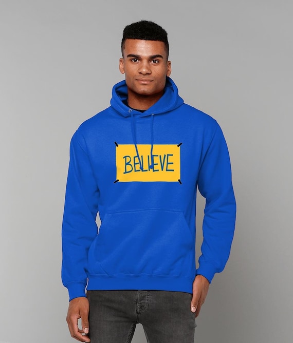 Ted Believe Sign Hoodie, TV Show Merchandise Present, Sport