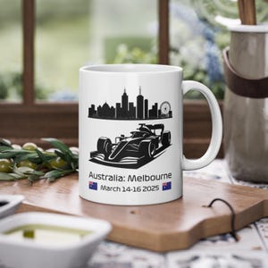 Formel Racing 2025 Becher, Silverstone Rennticket Souvenir, Renn-Grand-Prix-Fan Geschenk, Ehemann Vater, Geburtstag Weihnachtsgeschenk Ihm ihre Idee