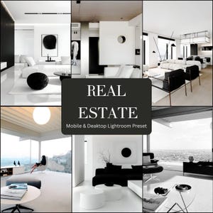 20 Real Estate Lightroom Presets for Mobile and Desktop | Bright and  Clean Interior Filters for Property, HDR Real Estate Photography
