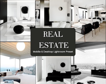 20 Real Estate Lightroom Presets for Mobile and Desktop | Bright and  Clean Interior Filters for Property, HDR Real Estate Photography