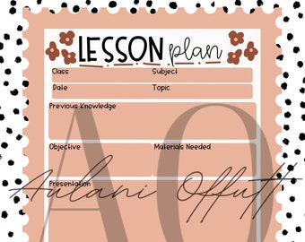 Lesson Plan Template