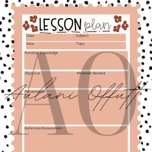 Lesson Plan Template