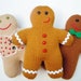 Gingerbreads Boy Gingerbread Man Knitting Pattern - Etsy