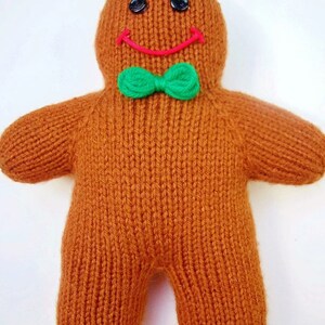 Gingerbreads Boy Gingerbread Man Knitting Pattern - Etsy