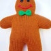 Gingerbreads Boy Gingerbread Man Knitting Pattern - Etsy