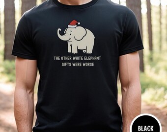 Funny White Elephant Christmas Shirt, Holiday Graphic Holiday
