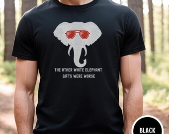 Funny White Elephant Christmas Shirt, Gift Exchange Pick