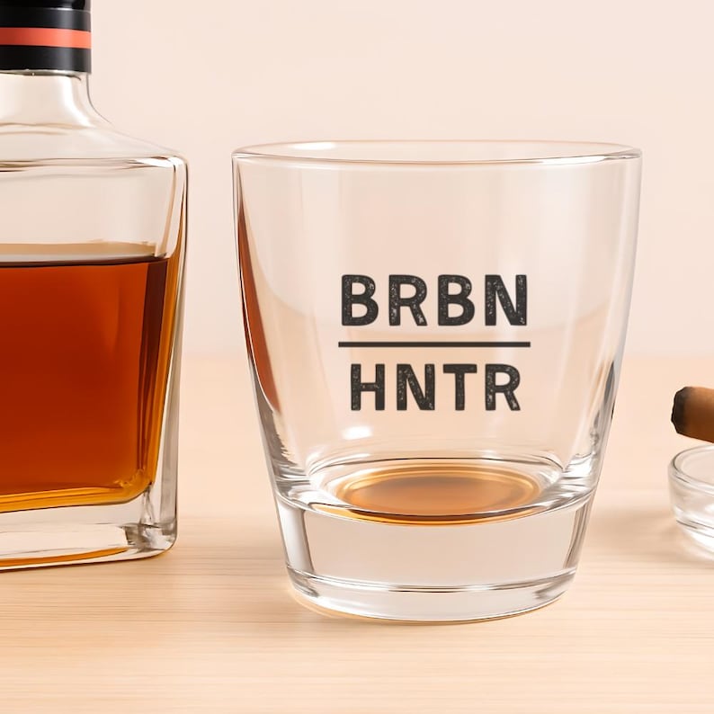 BackPorchSips Bourbon Hunter Rocks Glass