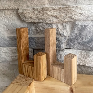 Wooden wall hook made of oak | Home Decor Living Idea Customer Boho Nordic Minimalist | Wooden Hook Handmade Gift