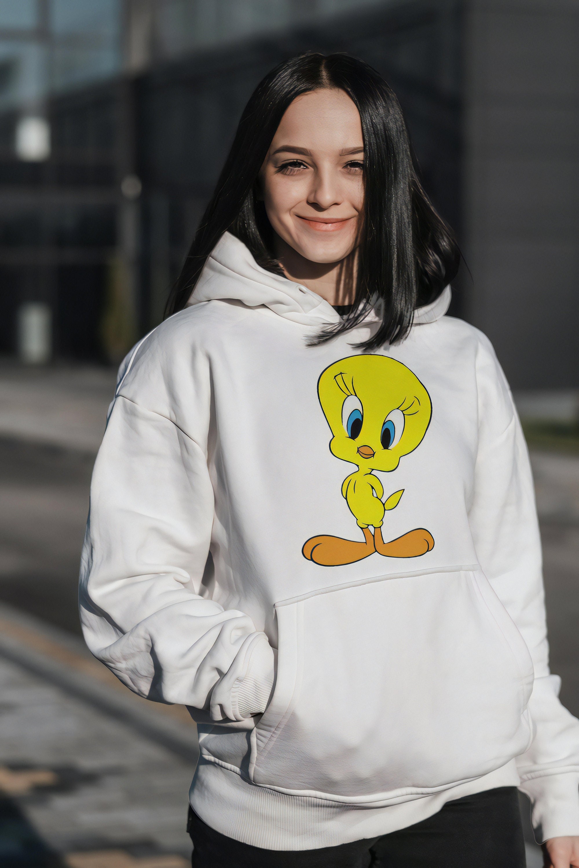 Tweety Bird Hoodie - Etsy