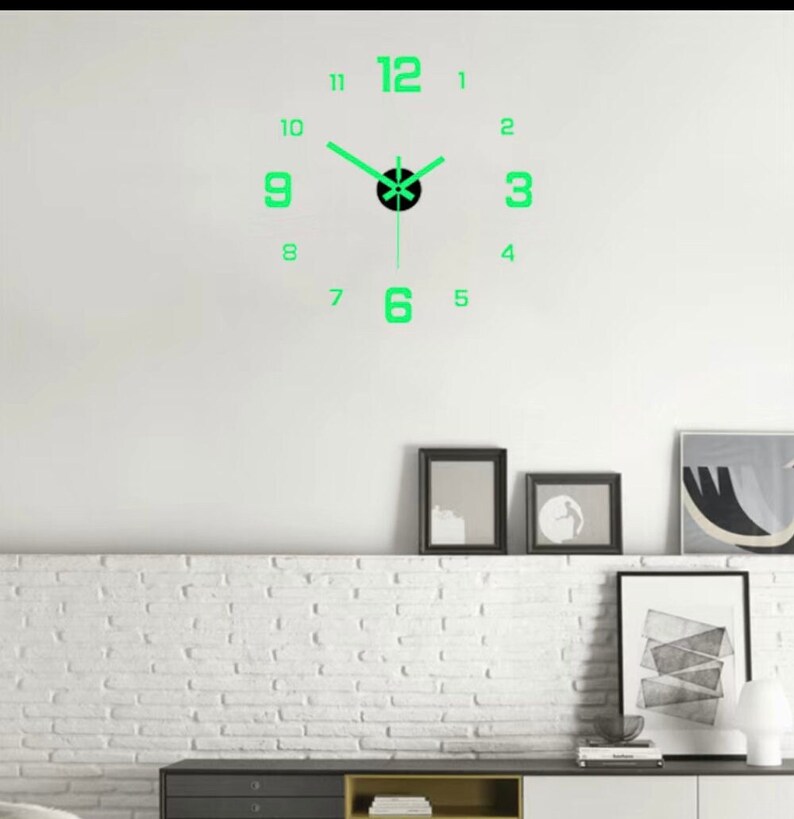 Led Wall Projection Clock Etsy UK
