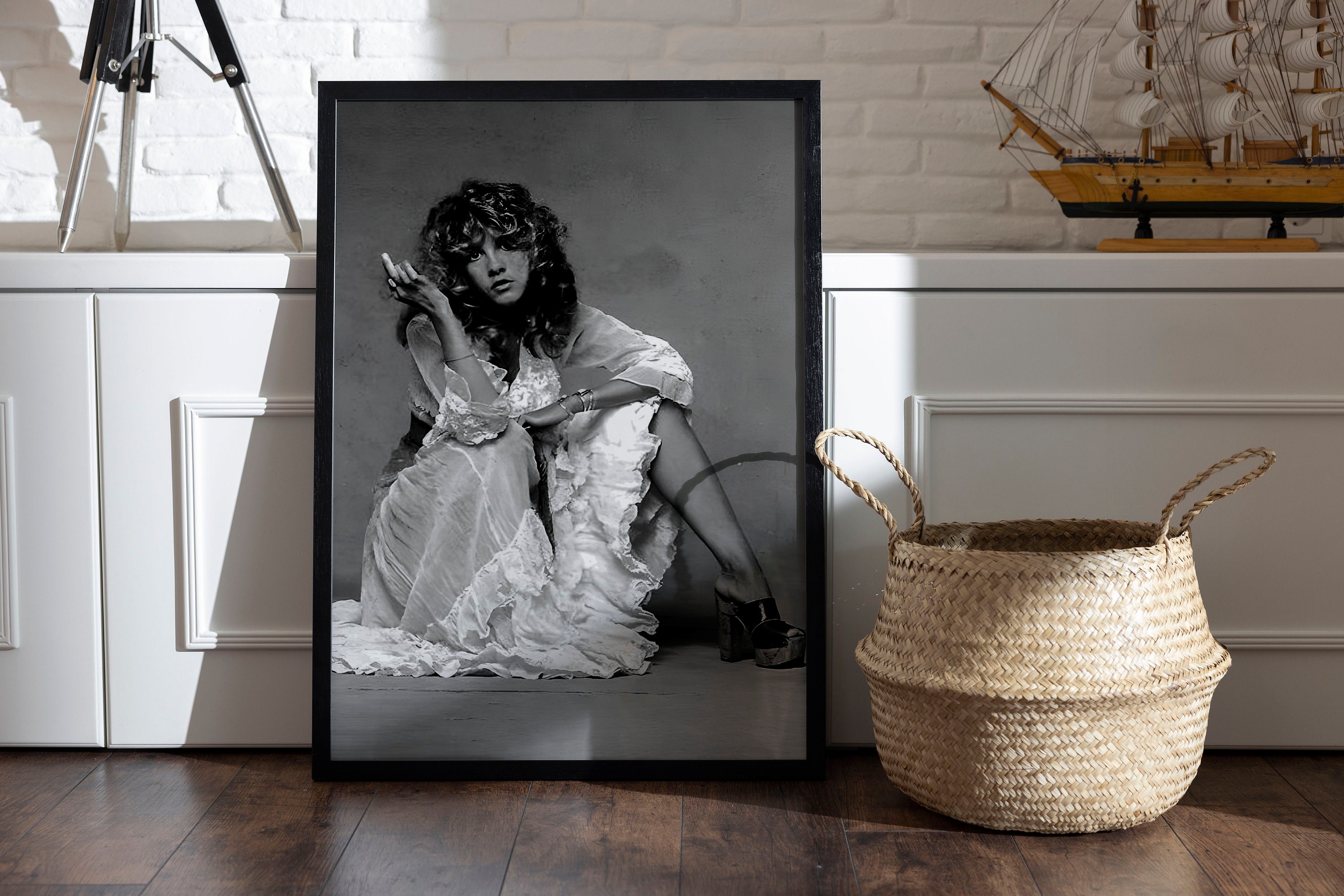Stevie Nicks Music Poster,, Canvas Painting, Living Room, Home Decor,