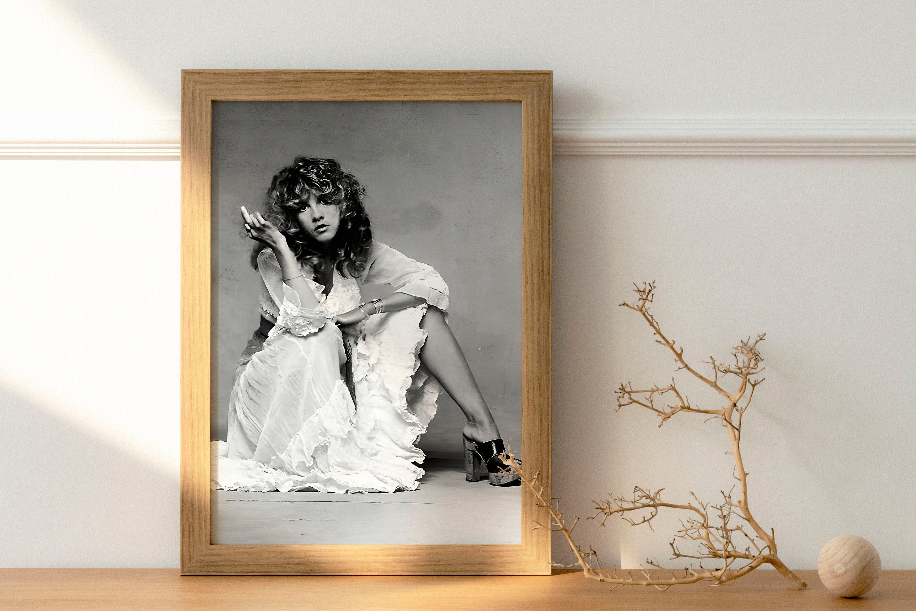 Stevie Nicks Music Poster,, Canvas Painting, Living Room, Home Decor,