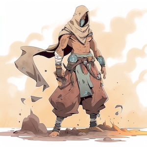 DND 5e- Monnik-subklasse: Way of Shifting Sands