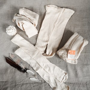 Vintage Tights Cotton Children&#39;s/Women&#39;s Tights Cream Color Tights New Made 1990s Various Sizes