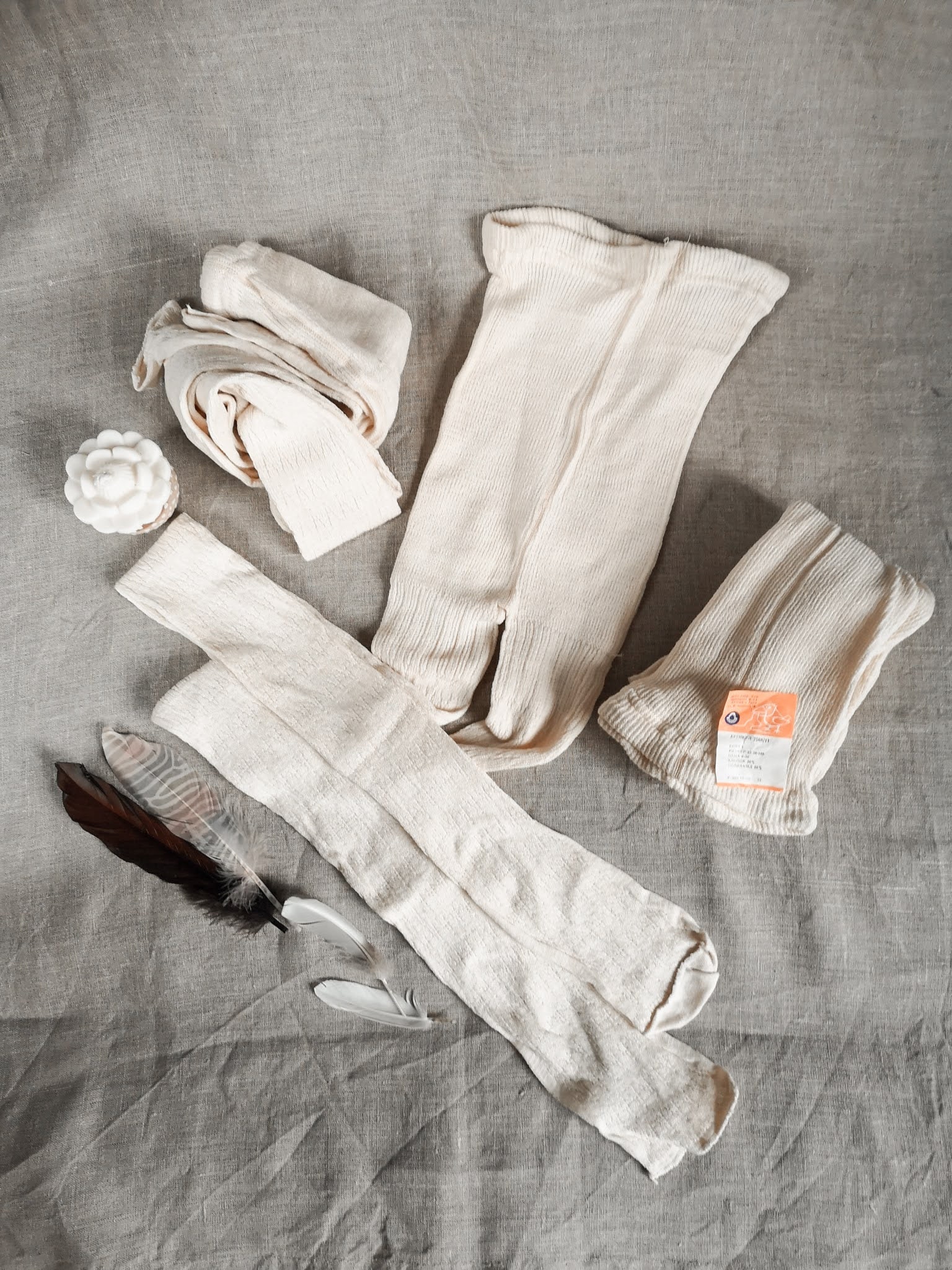 Cream Tights Etsy