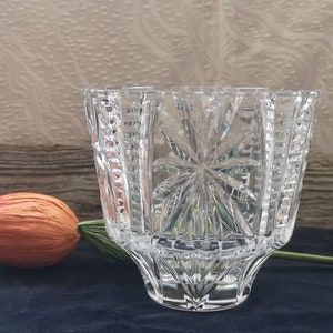 Bohemian Vintage Crystal bowl, Cut Crystal bowl, Lead Crystal bowl, Antique bowl