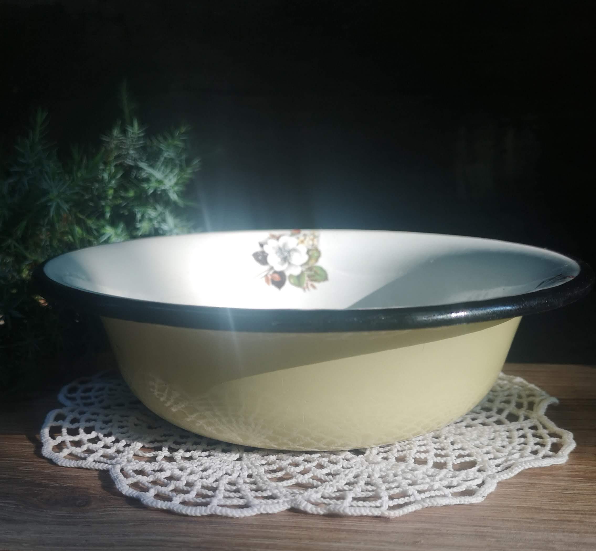 Ciotola vintage in vetro giallo (anni'60), | Deesup