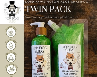 Lord Pawsington Aloe Shampoo - Twin Pack