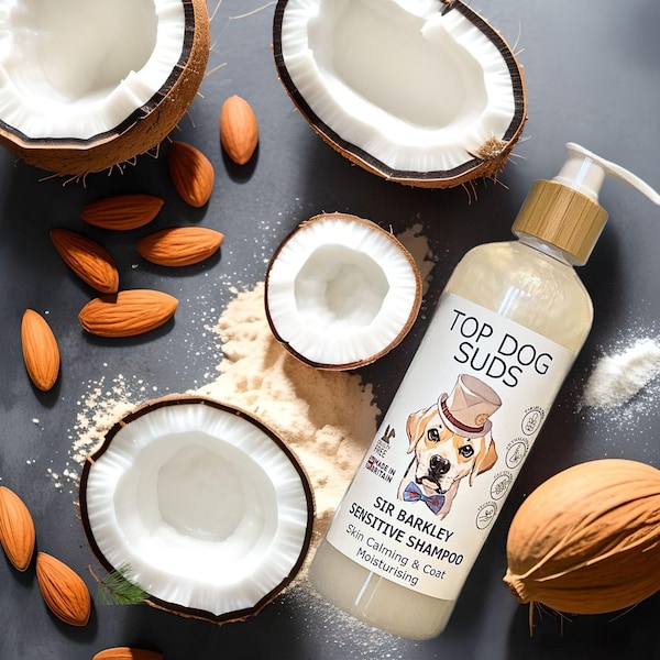 Sir Barkley Sensitive Dog Shampoo - Formulated for Puppies and Sensitive Skinned Dogs