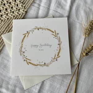 Folding card &quot;Happy Birthday to you&quot;
