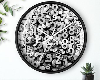 Creative Wall Clock, Unique Wall Clock, Minimalist Wall Clock, Cool Clocks for Wall, Home Decor, Wall Clocks, Living Room Decor