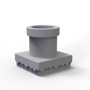 Portapenne Arcade Collection Mario Magic Tube Decor STL file STAMPABILE