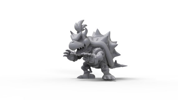 Mario Dry Bowser action figure STL file