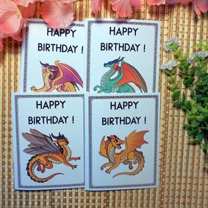 Dragon Carte d’anniversaire - Les Royaumes de feu [Wings of Fire]