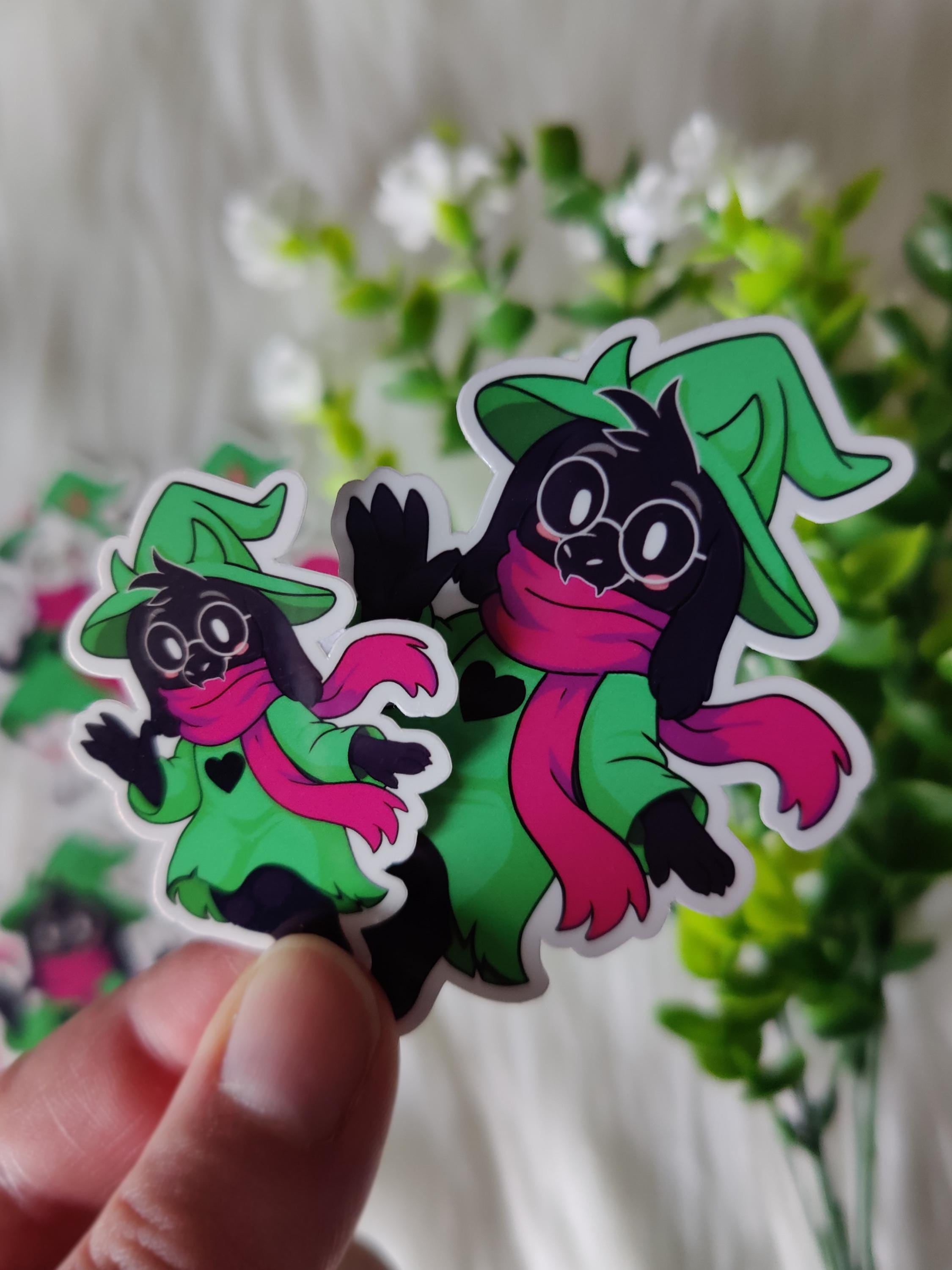 Dead Ralsei Sticker Ralsei Sticker – Black or White | Deltarune-inspired Vinyl Sticker (2 ...