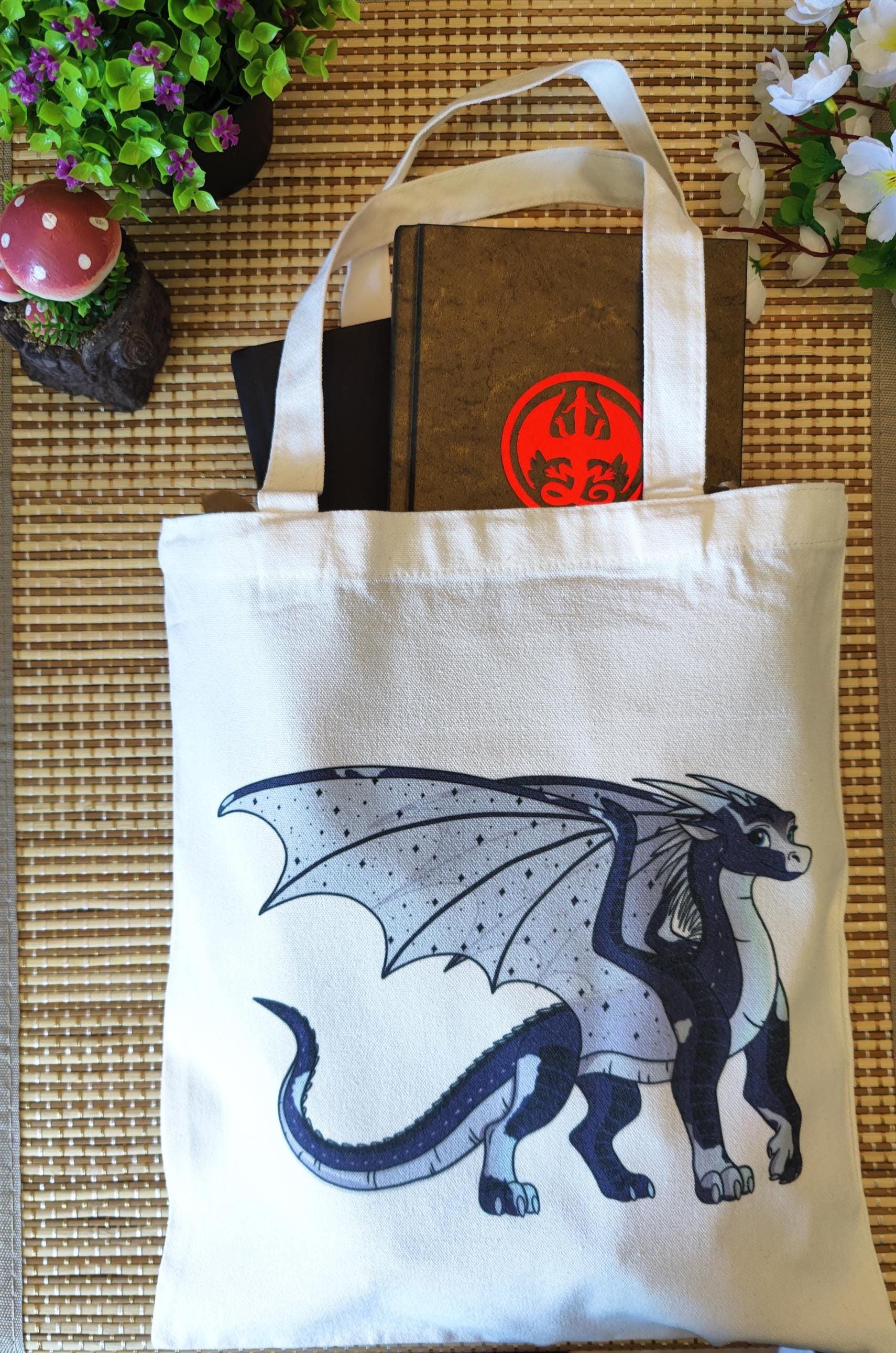 Wings of Fire Dragon Tote Bag – Moon, Glory, Tsunami, Sundew