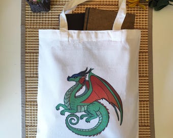 Bolsa de tela Alas de Dragón de Fuego: regalo para los fans de Glory