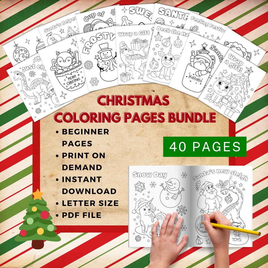 Christmas Coloring Pages, Christmas Activity, Christmas Printable