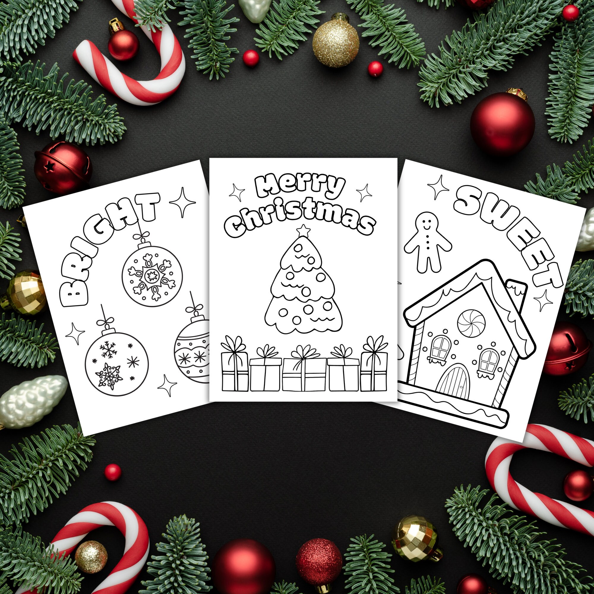 Christmas Coloring Pages, Christmas Activity, Christmas Printable