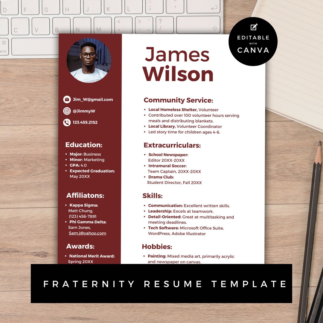 Fraternity Resume Fraternity Rush - Il 1080xN.5605757396 53ii
